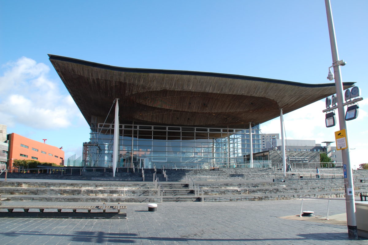 The sustainable building of the National Assembly of Wales in Cardiff